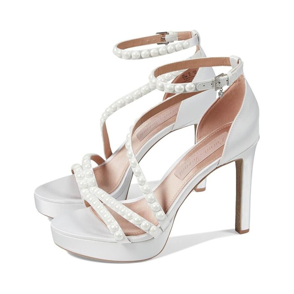 Naturalizer Pnina Tornai Love 3 Sandals Women's US 6.5 White Ankle Strap ZOGG606